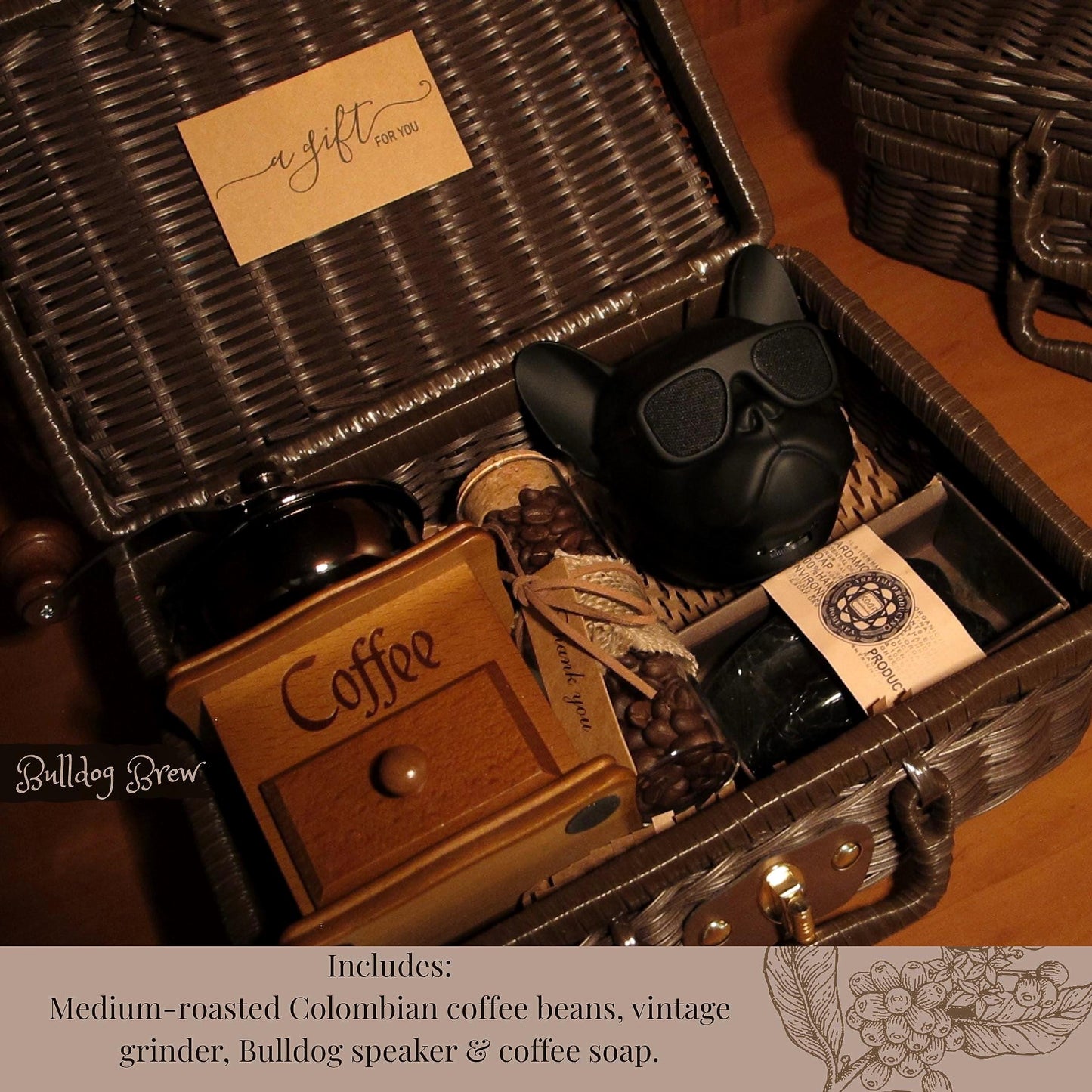 Unique Gift for Him, Coffee Lover Gift Box, Rattan Case, Gift for Dad for Him, Retirement Gift , coffee set, Gift for Her, Thank You Gift