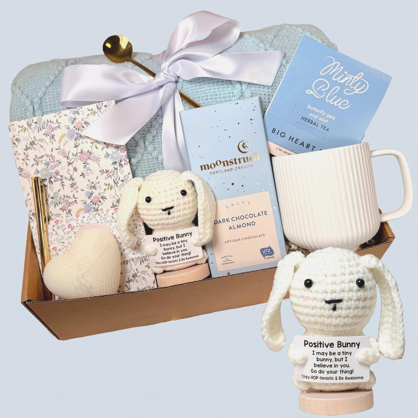 Emotional Support Gift Box For Her, Self Care Box For Women, Thinking of You Box, Hug in a Box Gift Box For Her, With Cozy Blanke
