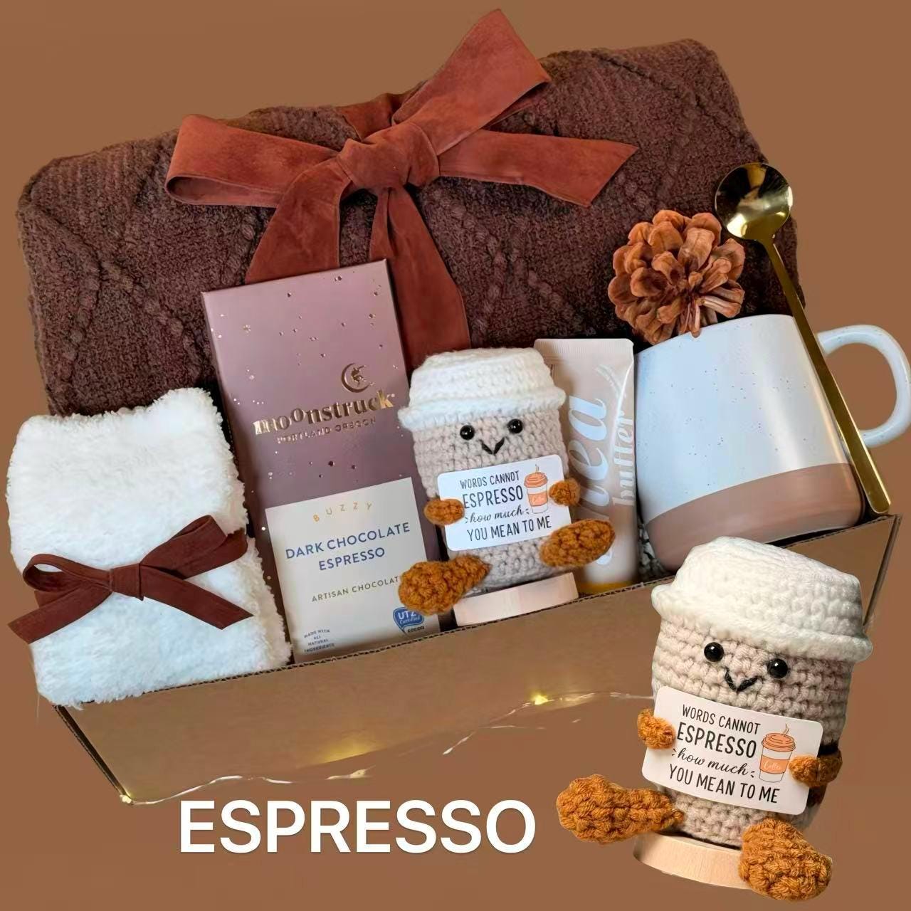 Emotional Support Gift Box, Pink Self-care Gift Box For Women, Thinking of You Box, Cheer Up Gift , Gift Box For Her, With Cozy Blanket