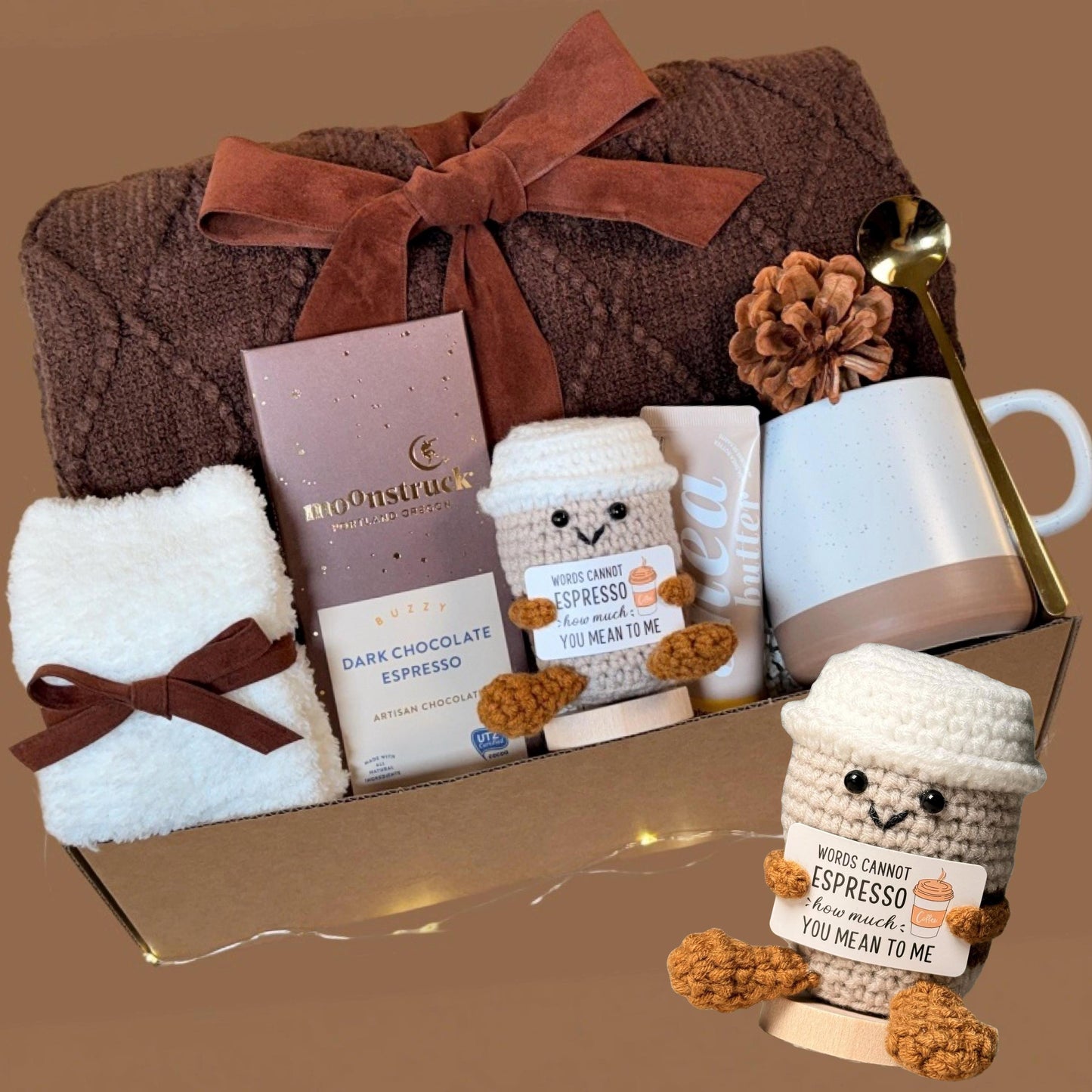 Uplifting Gift Box for Women, Self Care Box For Women, Thinking of You Box, Cheer Up Gift, Gift Box For Her, Christmas Gift Basket